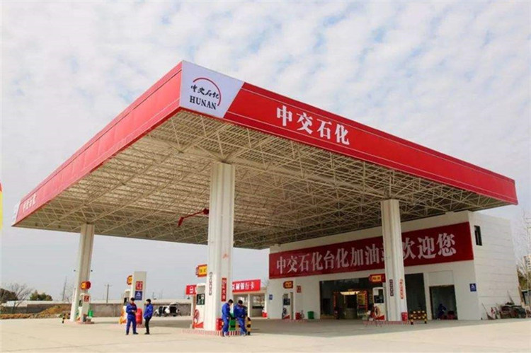辉县加油站钢结构网架案例6